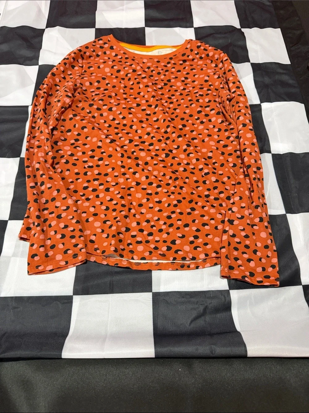 3 Kids Orange/Tan shirts size 16